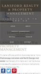 Mobile Screenshot of lansfordrealty.com